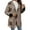 Coffee #1, variant on Kixjoy Khaki Fleece Jacket Women Fashion Long Sleeve Fleece Plaid Shirts Thermal Baggy Winter Coat Fuzzy Casual Lightweight Cardigans for Women 2025, Khaki L