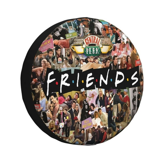 Friends Tv Show Spare Tire Cover Wheel Tire Cover Fit Trailer, RV, SUV and Many Vehicle 14 inch