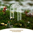thumbnail image 4 of MOVTOTOP Dollhouse Wedding Archway Decoration Miniature Model for Wedding Scene Layout Prop 1 Set Mini House Iron Archway, 4 of 7
