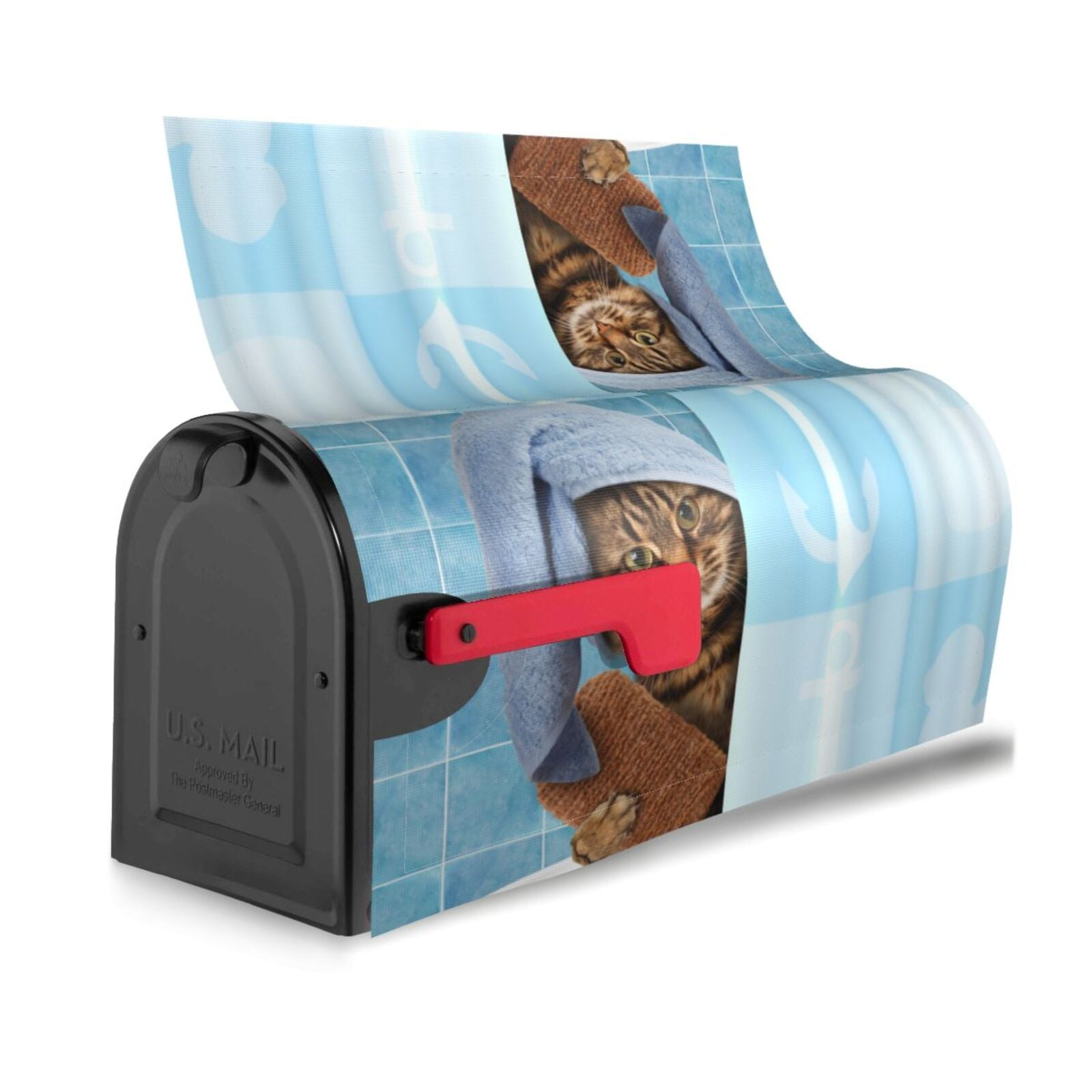 Kdxio Magnetic Mailbox Cover 21x18 in Mailbox Cover Outdoor Decoration Holiday Mailbox Covers for Home Garden Yard-21x18 in
