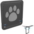 thumbnail image 1 of Puerta de la pantalla de la puerta de la mascota puerta corredera de perro con cerradura puerta de gato magnético cierre automático puerta de perrito pantalla Feliz Sencillez, 1 of 5