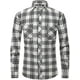 thumbnail image 1 of Camisa informal a cuadros para hombre, estilo formal, de negocios, de corte entallado y con bolsillos para uso social en la calle, 1 of 4