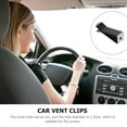 thumbnail image 2 of Miangastore 30 Pcs Clip de Ventilation de Voiture Forme Arc Métal Support de Fragrance, 2 of 9