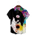 thumbnail image 2 of Chemise d'Été 2022 à Manches Courtes Imprimée 3D Sans Risque Tendance Nationale pour Hommes 059, 2 of 5