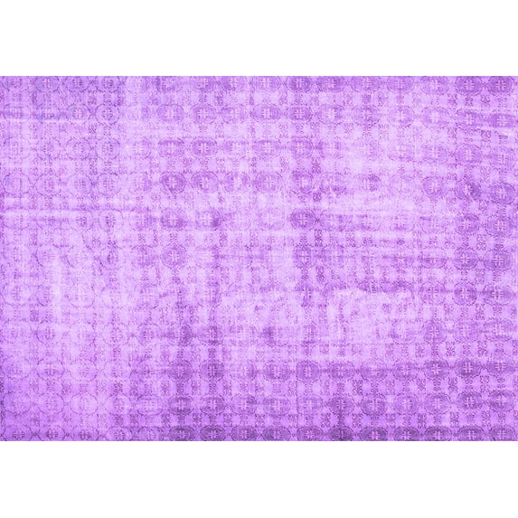 Ahgly Company Indoor Rectangle Persian Purple Traditional Area Rugs, 2' x 4'