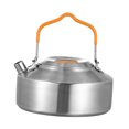 thumbnail image 3 of Hervidor de acero inoxidable para acampar, tetera, fogata con mango, utensilios de cocina, utensilios de cocina Argén Cola Hervidor de agua al aire libre, 3 of 8