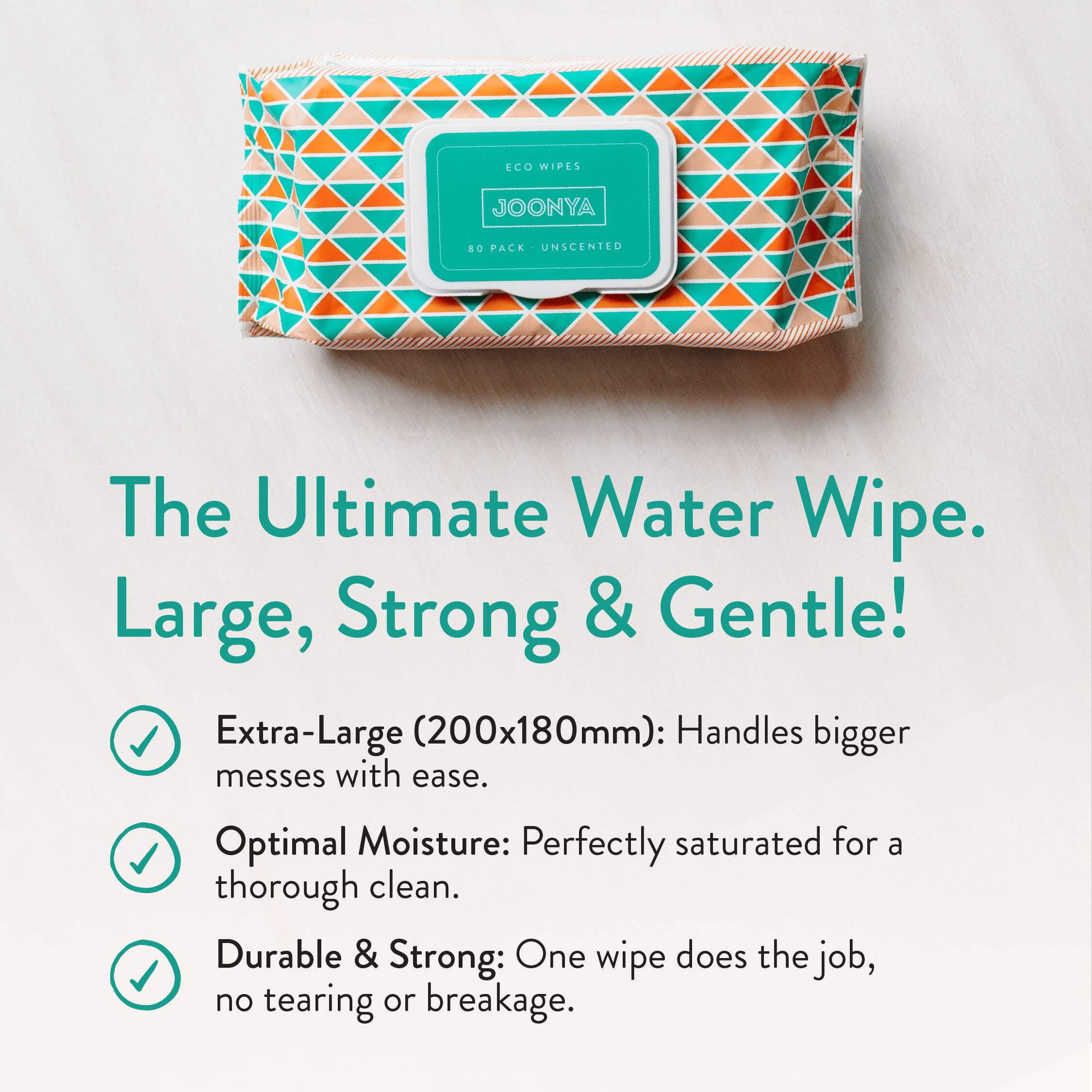 Joonya Baby Wipes - Non-Toxic, Biodegradable Baby Wipes for Calm, Healthy Skin - Fragrance Free Baby Wipes - Bulk Baby Wipes - 24 Packs of 80 Diaper Wipes (1920)
