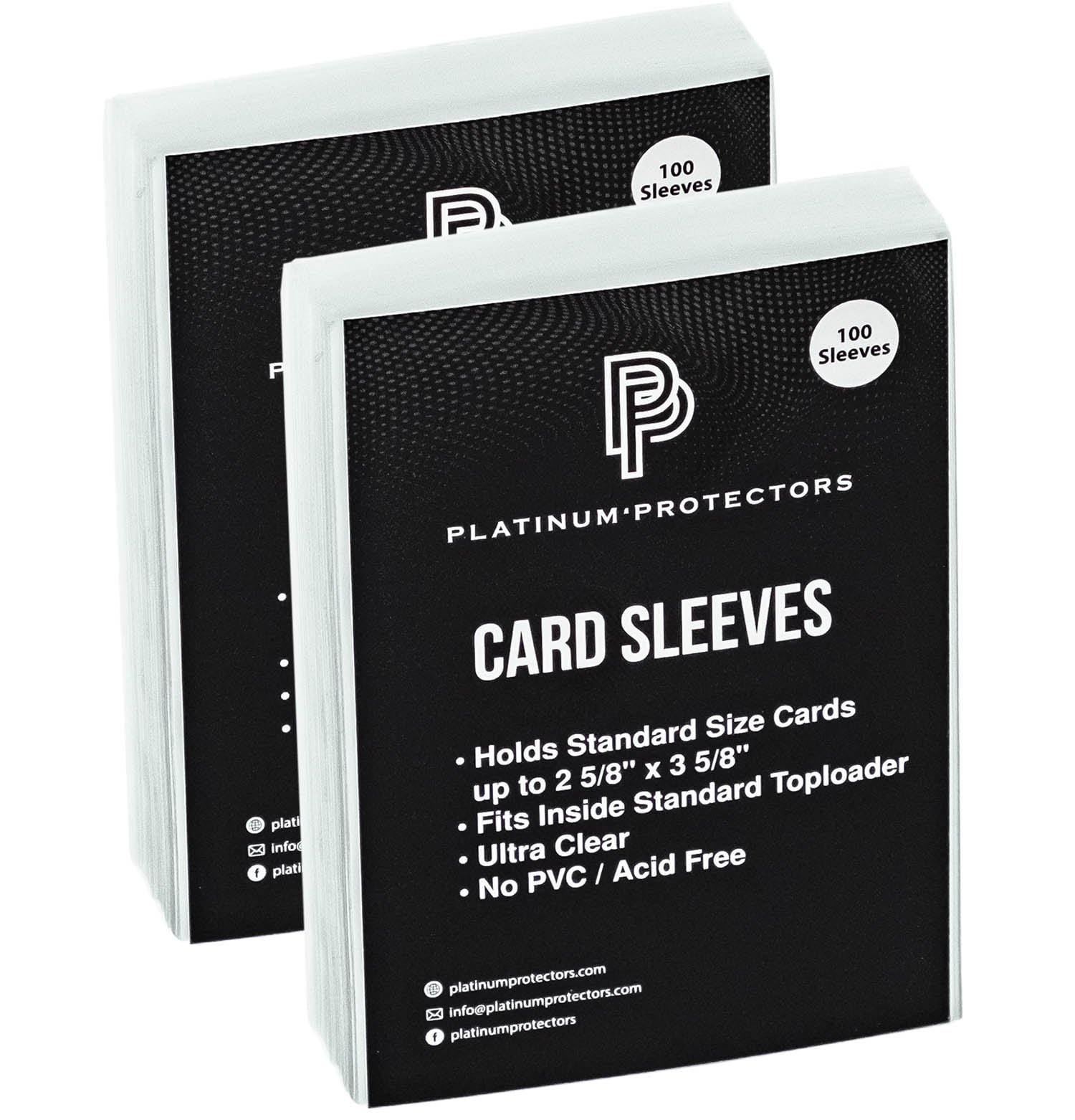 Platinum Protectors Ultra Clear Soft Penny Sleeves for Standard Trading Cards