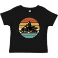 thumbnail image 3 of Inktastic Snowmobile Retro Sunset Boys or Girls Baby T-Shirt, 3 of 5