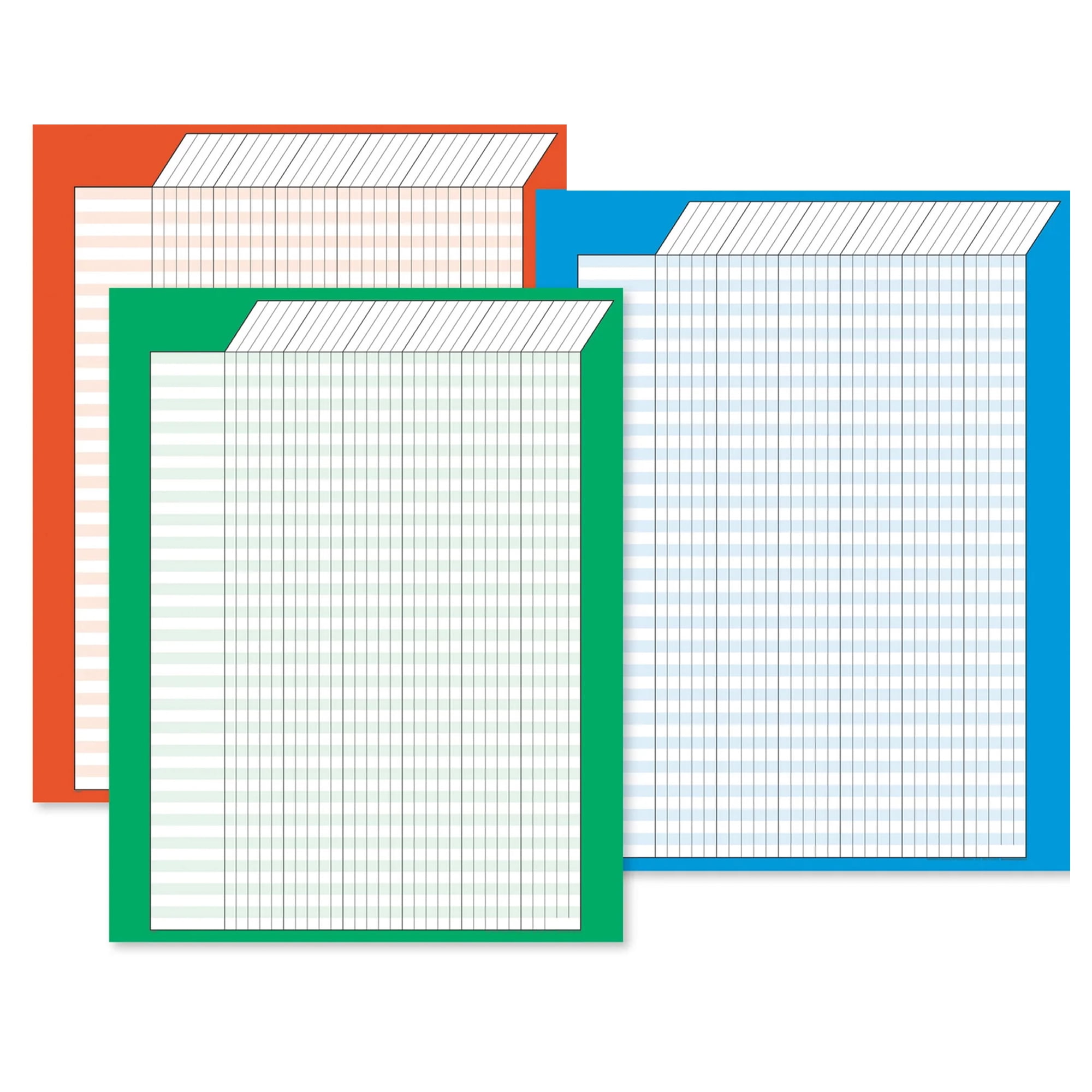 TREND Vertical Incentive Charts, 22" x 28", Jumbo Variety Pack - Pack of 8