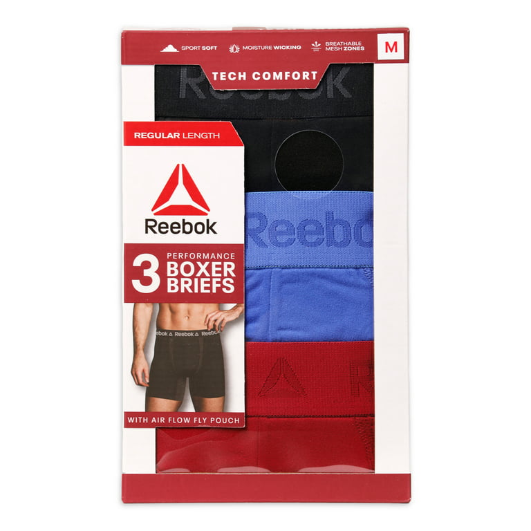 Men's Tech Comfort Sport Boxer Brief Underwear, 6 inch, 3 - Walmart.com
