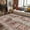 Rust Red, variant on SARAG 6'x9' Area Rug Modern for Living Room, Indoor Machine Washable Carpet for Bedroom, Soft Low Pile Rug for Dining Room,Brown