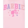 thumbnail image 3 of Barbie Fleece Pullover Sweatshirt with Faux Fur Sleeves Toddler to Big Kid, 3 of 5