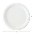 thumbnail image 5 of Disposable Paper Plates, 9", White, 20 Count, by Way To Celebrate, 5 of 5