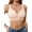 Beige, variant on SHARICCA Womens Comfort Wireless Jelly Bra Floral Seamless Push Up T-shirt Bra