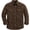 Brown, variant on Long Sleeve Shirts for Men - Ultra Heavyweight Chamois Button Down Shirt - Soft, Durable and Thick Flannel Shirt for Men - Outdoor, Winter, and Everyday Comfort Grey