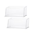 thumbnail image 4 of WASHWEPE 4Pcs Acrylic Card Display Organizer Transparent Style for Business Events, 4 of 8