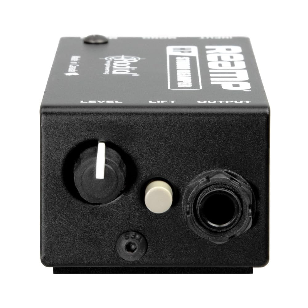 Radial Engineering Reamp HP Compact Reamper Bundle w/Pig Hog Black Woven Instrument Cable and Liquid Audio Polishing Cloth