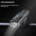 thumbnail image 3 of Bicycle Front Light Rechargeable Bike Headlight Waterproof LED Front Light Fits Mountain Road Bike Kids Men Cycling Commuter, 3 of 5