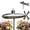 A 1pcs, variant on Submarine Wind Spinner, Wind Spinner Outdoor Garden Decor, Rotating Submarine Yard Spinner with Spin Blades, Motion Art Wind Sculpture for Patio, Propeller Windmill (A 1PCS)
