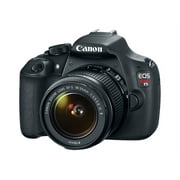 Canon EOS Rebel T5 - Digital camera - High Definition - SLR - 18.0 MP - 3 x optical zoom EF-S 18-55mm IS II and EF 75-300mm III lenses - black