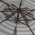 thumbnail image 5 of Safavieh Elsa 9' Market Crank Double Top Patio Umbrella, Navy/White, 5 of 6