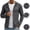 Dark Gray, variant on Men's Breathable Mesh Sun Protection Jacket with Hood and Full Zip Featuring Lightweight Cooling Fabric and Thumb Holes for Hiking Running Fishing Travel Light Gray S