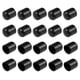 thumbnail image 1 of Uxcell Protectores de rosca de vinilo tapas de extremo de caucho negro 20 piezas Negro 0.75", 1 of 3
