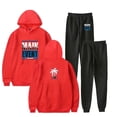thumbnail image 3 of Jey Uso Yeet Merch Logo Hoodie Casual Set Pocket Drawstring Hoodie Men's and Women's Sportswear Strap Sweatpants, 3 of 6