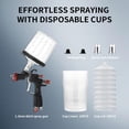 thumbnail image 2 of Pistola pulverizadora AEROPRO Tools R500 LVLP Air con vaso de pintura de 650 ml A610, 2 of 6