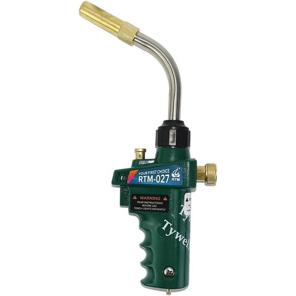 Gamvdout Braze Welding Torch MAPP Propane Gas Torch Piezo Trigger Ignition CGA600 Copper Aluminum Heating Solder Burner tig welding accessories