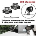 thumbnail image 5 of Universal 2x A Pillar Hood Led Work Light Bar Mount Bracket Clamp Holder Offroad The Best One, 5 of 5