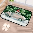 thumbnail image 5 of Floor Door Mats Bath Rugs White Car with Christmas Bathroom Carpet Non-Slip Absorbent for Entryway Indoor 36x24in Carpet Runner, 5 of 7
