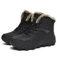 thumbnail image 2 of NOKIO Men'S Thermal Insulated Snow Boots Men'S Cozy High-Top Fleece-Lined Snow Boots Men'S Winter High-Top Frost-Resistant Boots Warm And Snow Boots Fashion In Cold Men'S Lined Winter Boots, 2 of 5