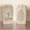 Carson Home Accents 92401 Stone-Angel Prayer-Welcome, 7. 5 x 4. 5