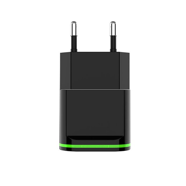 Cargador Usb De 5V 2.1A, Cargadores Luminosos Led, Accesorio De Carga Rápida Portátil Duradero, Dispositivo Para Teléfono Móvil Para Viajes En El Hogar Y La Oficina Vogacara EL010101-00