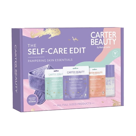 Carter Beauty The Self Care Edit Face Mask Gift Set Sheet Mask Set 5 Pc