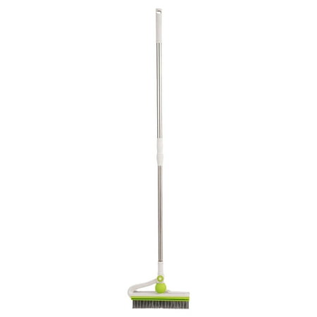 

SLYNSHome Clearance Floor Scrub Brush 43.3 inch 4 in 1 Bathroom Scrubber Brushes with Long Handle Scrape Brush Stiff Bristle Shower Scrubber for Cleaning Kitchen Wall Deck Tub Tile