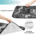 thumbnail image 4 of RMDQTR 2Pack Set of Medium and Large Pet Potty Pads Reusable Ultra-Absorbent Pet Training Pads Leak-Proof Pet Pads Matte Black Flowing Lines, 4 of 7