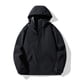 thumbnail image 1 of Chaquetas y abrigos casuales con capucha de manga larga para mujer, traje de sprint para hombre y mujer, chaqueta de estilo pareja, abrigo desmontable, impermeable, resistente al viento, traje de spri, 1 of 9