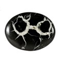 thumbnail image 2 of 44.60Cts Natural Black Septarian Oval Cabochon Untreated Loose Gemstone, 2 of 3