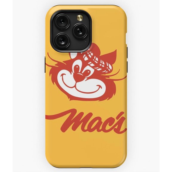 Mac's Convenience Store Vintage Retro Logo Graphic A1052Phone Case for iPhone 11 to 17 Pro Max