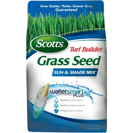 Scotts Turf Builder Grass Seed Sun & Shade Mix - 1,200 sq feet
