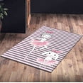 thumbnail image 5 of Accent Rugs, Kids Room Rugs, Custom Rugs, Entryway Rug, Ballet Girl And Rabbit Rug, Kids Rugs, Indoor Rug, Pink Rug, Office Rugs, Large Rug, 3.3'x6.5' - 100x200 cm, 5 of 9