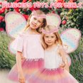 thumbnail image 5 of Princess Toys, Princess Dress up for Girls 3 4 5 6 Year Old, Butterfly Wing Fairy Costume Set for Girls 4-6, 5 of 6
