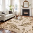 thumbnail image 2 of Area Rug for Living Room, Brown Tree Branches Non-Slip Indoor Ex Large Carpet for Bedroom/Dining Room, Vintage Nature Brown Ombre Washable Low-Profile Rectangle Floor Runner Rugs - 8 x 10 Ft, 2 of 8