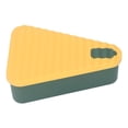 thumbnail image 4 of Reusable Pizza Storage Container Food Grade Silicone Pizza Storage Box with Lid Yellow Green, 4 of 5