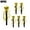 A, variant on Event & Party 6Pcs Gold Silver Tassel Whistles for Celebrations Anniversary Birthday Celebration