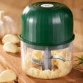 thumbnail image 2 of Blateno USB Rechargeable Mini Wireless Garlic Chopper, Stainless Steel Blades Portable Electric Food Mincer, Splash-Proof Small Food Processor for Garlic Chili Spices Baby Food Travel Camping, 2 of 7