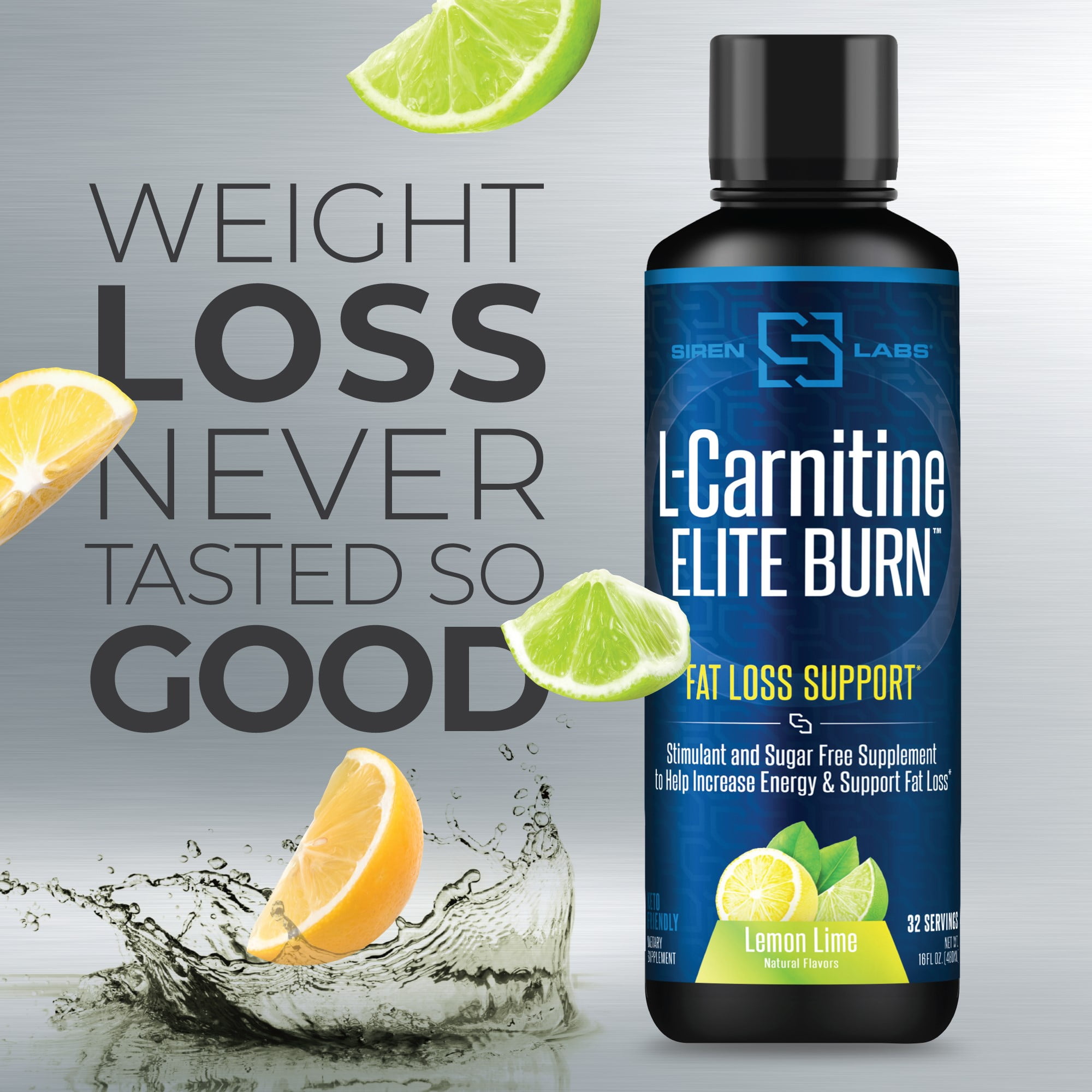 Siren Labs L-Carnitine Elite Burn Liquid Keto Fat Tunisia